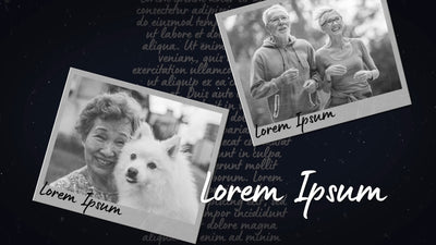 Black & White Memorial Past Memory Slideshow 02