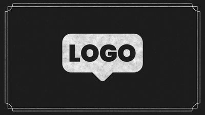 Classic Old Film Look Black And White Logo Reveal