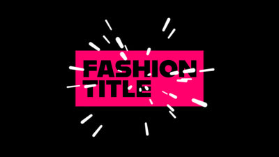 Particle Explode Clean Rectangle Fashion Title Intro