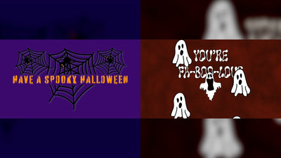 Scary Halloween Animated Drawing Title Card Collection 02