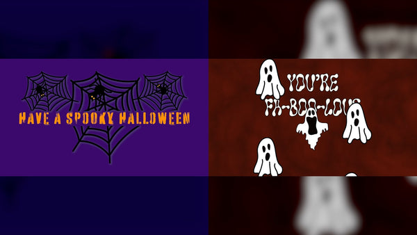 Scary Halloween Animated Drawing Title Card Collection 02