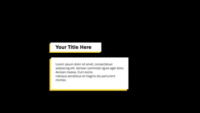 Generic Info Screen Title Quote Question Lower Third