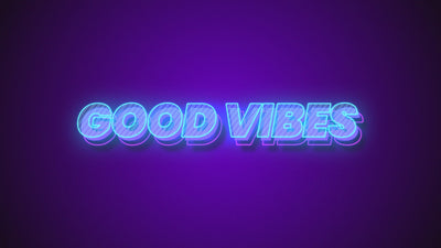 Neon Modern Glow Bold Text Intro Opener Shine Light 02