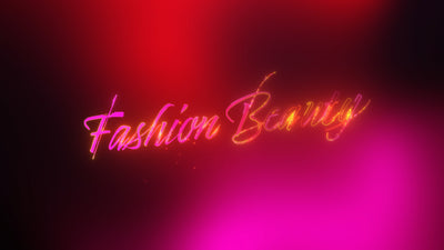 Fashion Beauty Particle Stroke Text Title Intro