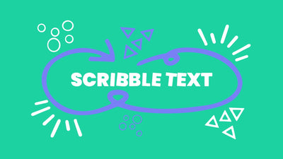 Scribble Paper Tear Drawings Fun Colorful Title 11
