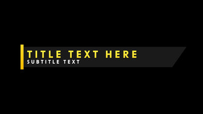 Modern Corporate Design Gradient Clean Lower Third