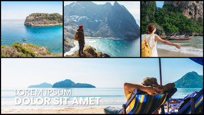 Multi Screen Panel Collage Dynamic Intro Opener 05