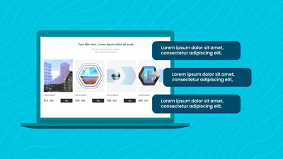 Website App Tablet Promotion Dynamic Modern Template