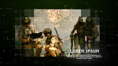 Digital Modern Warfare War Glitch Intro Opener 02