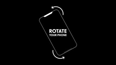 Rotate Your Phone Clean Animated Emblem 04