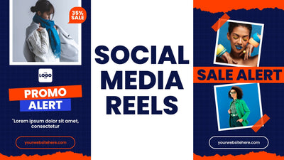 Ripped Paper Effect Social Media Reels Story Promo Grid 02