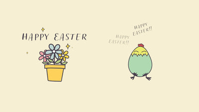 Easter Bunny Chocolate Egg Flower Spring Title Bundle 01