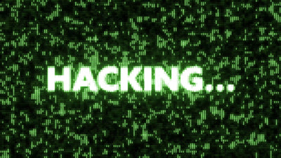 Hacker Screen Digital Distortion Title Intro