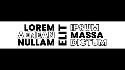 Kinetic Typography Modern Special Title Reveal Intro