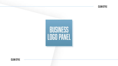 Business Corporate Slide Title Logo Info Panel