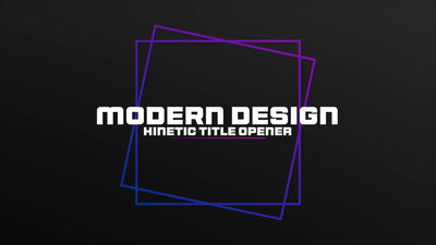 Kinetic Typography Urban Design Modern Noise Collection 07