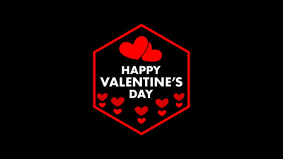 Valentine Love Title Heart Passion Variation 03