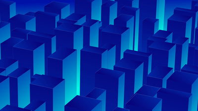 Isometric Style 3D Rotation Looping City Style Background