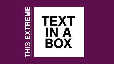 Simple Clean Boxed Text Reveal Intro Title