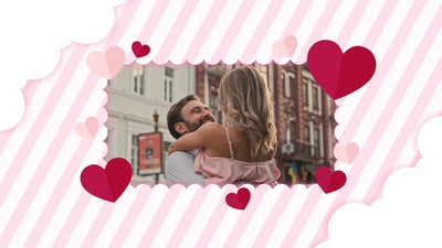 Love Romantic Hearts Clouds Valentine Cute Video Player