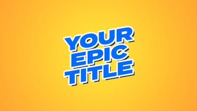 Orange Soda Inspired Beverage Text Title Intro