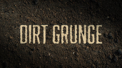 Dirt Text Imprint Ground Grunge Title Intro