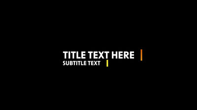 Simple Clean Rectangle Shape Lower Third Animation