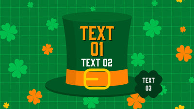 Saint Patricks Day Leprechaun Clover Green Festive Title Intro