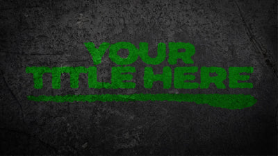 Concrete Grunge Contrast Title Intro