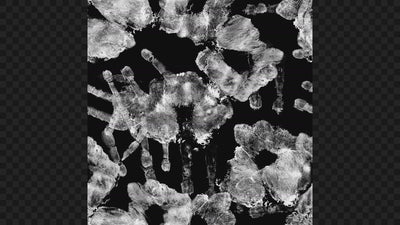 Seamless Handprints Real Texture Grunge 03