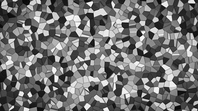 Cell Tile Black White Animated Background