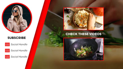 Social Media Video End Screen Modern Trendy Outro 05