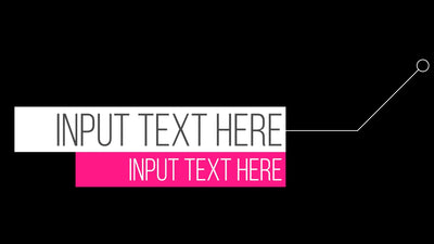 Modern Pop Up Call Out Text Animation Variation 04