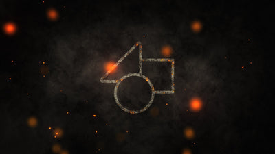 Grungy Medieval Fire Cracking Ember Logo Reveal Intro