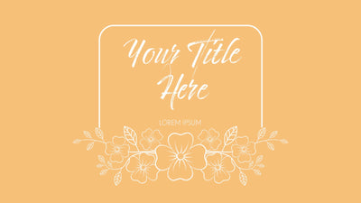 Wedding Title Hand Drawn Beautiful Screen Romantic Love Emblem 12