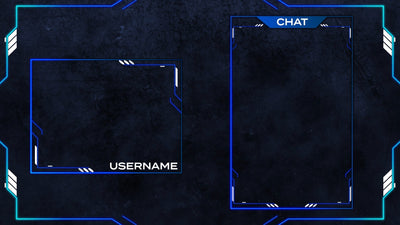 Gamer Stream Animated Elements For Livestreaming Futuristic