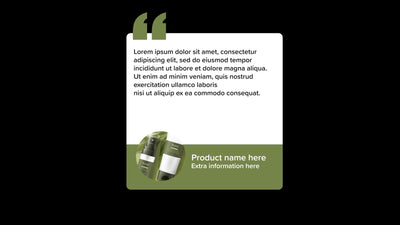 Product Testimonial Review Card Wiggle Playful Clean 01