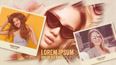 Trendy Modern Brush Light Leak Slideshow Fashion 01
