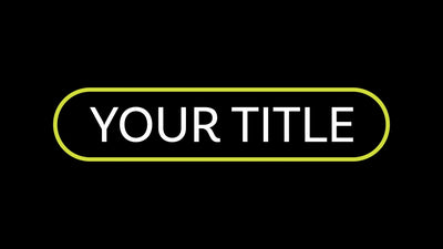 Rounded Rectangle Clean Text Reveal Title Intro