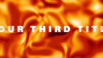 Modern Lava Magma Style Abstract Title Intro Logo Reveal At The End