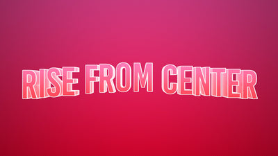 Kinetic Text Slide In From Center Title Intro