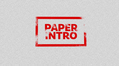 Paper Texture Text Logo Reveal Intro