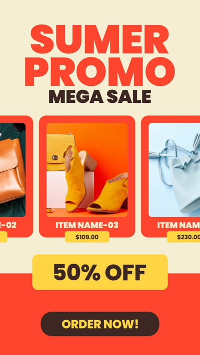 Social Media Sale Promotion Screen Story Post Vertical