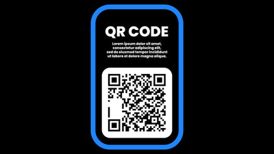 QR Code Scanner Social Pop Up Infographic Scan Me 12