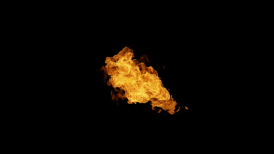Flame Burning Hot Fireball 06
