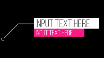 Modern Pop Up Call Out Text Animation Variation 01