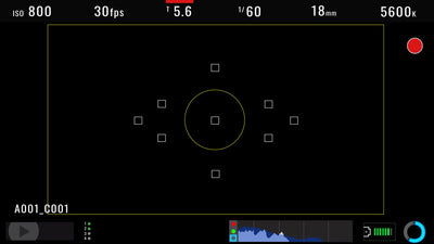 Modern Recording Camera Overlay RED