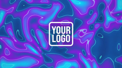 Abstract Modern Artsy Colorful Animated Text Logo Reveal