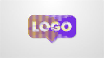 Icon Split Opening Color Change Advanced Logo Reveal