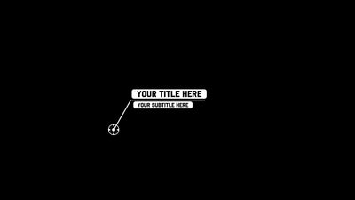 Callout Pop Up Modern Title Overlay Element